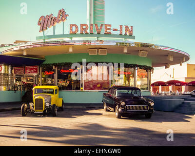 "Mels Drive-in" American Diner in den Universal Studios Stockfoto