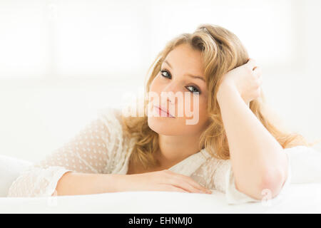 Porträt einer Frau. Stockfoto