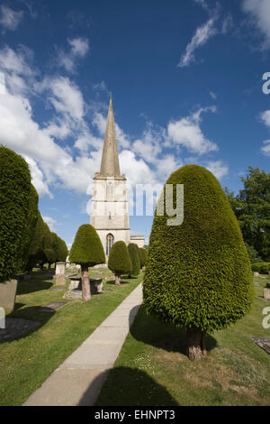 St. Marien Kirche, Painswick, Gloucestershire, England Stockfoto