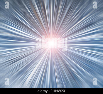 Licht mit Explosion Efect abstrakt Kreis. Stockfoto