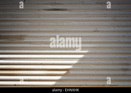 Metalltür garage Stockfoto