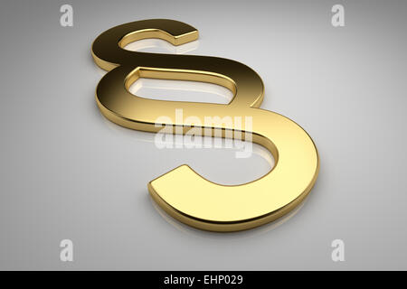 Gold-Absatz Stockfoto