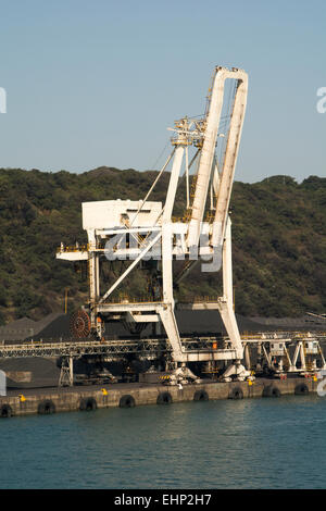 Durban ist die drittgrößte Stadt Südafrikas mit der geschäftigste Hafen des gesamten Indischen Ozeans. Stockfoto