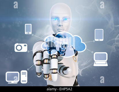 Cloud-computing-Konzept Stockfoto