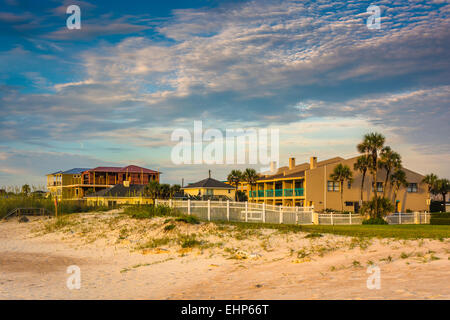 Strandhotel St. Augustine Beach, Florida, USA. Stockfoto