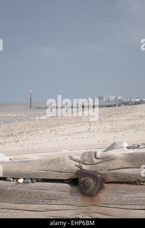 Minnis Bucht, Birchington, Kent, UK Stockfoto