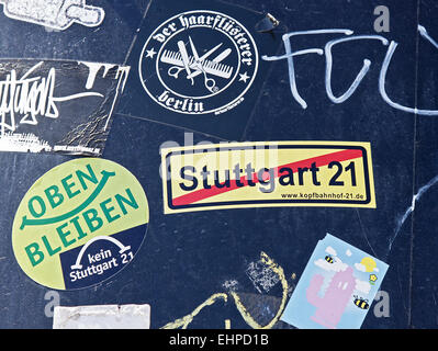 Stuttgart 21 Stockfoto