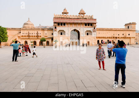 Amber Fort & Palace, Jaipur. Stockfoto