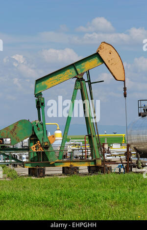 Öl und Gas sowie detail Stockfoto