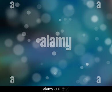 abstrakt blau Bokeh Hintergrund Stockfoto