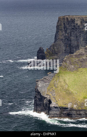 Landschaft an den Klippen von Moher in Irland Stockfoto