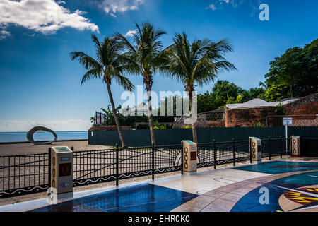 Die afrikanischen Gräberfeld am Higgs Strand in Key West, Florida. Stockfoto