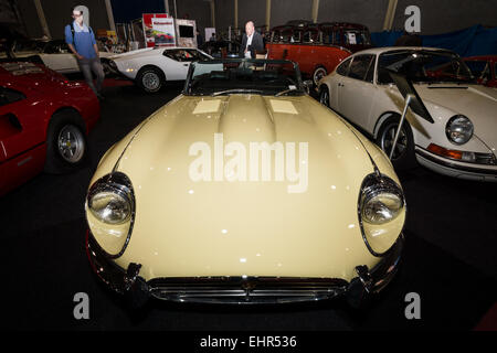 Sportwagen Jaguar E-Type S3, 1971. Stockfoto