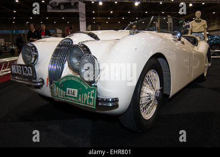 Ein Sportwagen Jaguar XK120, 'NUB120', 1950. Stockfoto