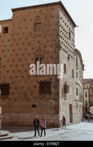 Casa de Las Conchas in Salamanca, Castilla y Leon, Spanien Europa Stockfoto