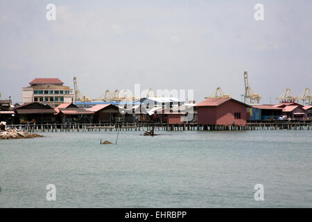 Chew jetty Georgetown Penang Malaysia Stockfoto