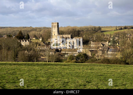 St. Peter und Paul Kirche, Northleach, Cotswolds; Gloucestershire; England; Vereinigtes Königreich; Europa Stockfoto