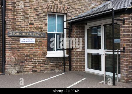 St James Arztpraxis Allgemeinmedizin Ärzte Chirurgie in King's Lynn, Norfolk. Stockfoto