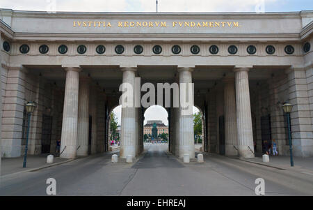 Vorburg Gate, Hofburg Vienna Stockfoto