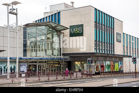 Eingang zum Regent Shopping Centre in der Duke Street Hamiton South Lanarkshire Scotland Stockfoto