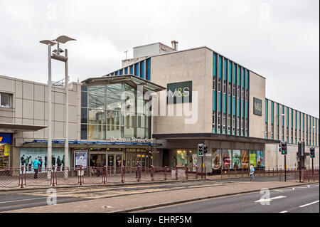 Eingang zum Regent Shopping Centre in der Duke Street Hamiton South Lanarkshire Scotland Stockfoto