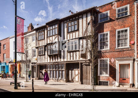 Eroberung House, ein historisches Gebäude von Kent in Palace Street, Canterbury, Kent, England, UK. Stockfoto