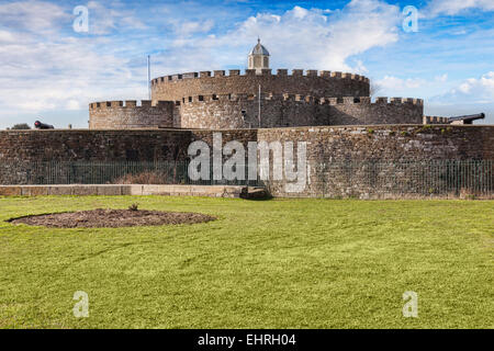 Deal Castle, Kent, England, UK, wurde auf Befehl von Heinrich VIII. errichtet und im Jahre 1540 eröffnet. Stockfoto