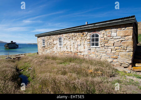 Barnards Memorial Sarg Hafen neue Insel Falkland-Inseln Stockfoto