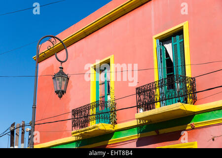 Bunte Haus in La Boca Stockfoto