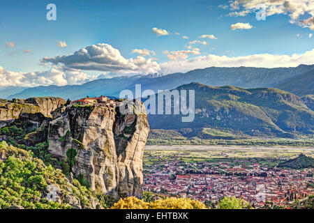 Holy Trinity Kloster oder Agia Triada Kloster der Meteora Kloster in Griechenland Stockfoto