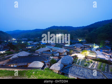 Asien, Republik Korea, Südkorea, Gyeongsangbuk-Do, Yangdong folk Village, der UNESCO Stockfoto