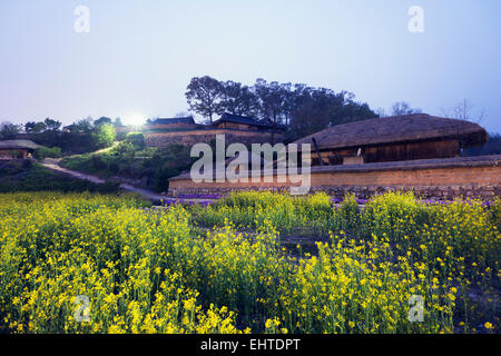 Asien, Republik Korea, Südkorea, Gyeongsangbuk-Do, Yangdong folk Village, der UNESCO Stockfoto