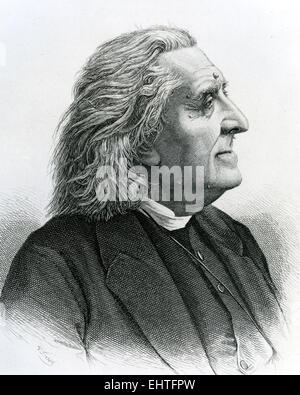 Ungarischen Komponisten FRANZ LISZT (1811-1886) über 1886 Stockfoto