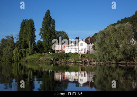 ABBILDUNG DER EURE, HAUTE-NORMANDIE, FRANKREICH Stockfoto