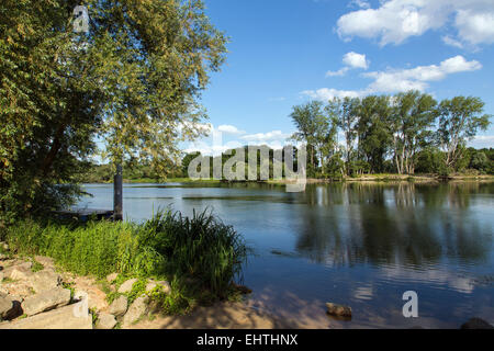 ABBILDUNG DER EURE, HAUTE-NORMANDIE, FRANKREICH Stockfoto