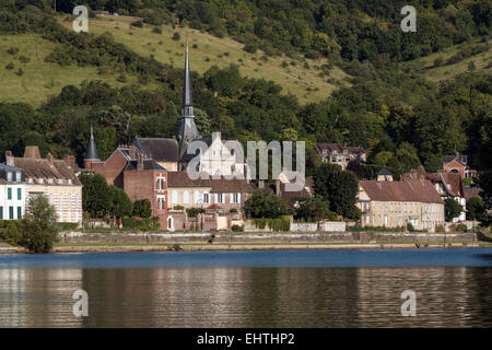 ABBILDUNG DER EURE, HAUTE-NORMANDIE, FRANKREICH Stockfoto