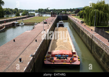 ABBILDUNG DER EURE, HAUTE-NORMANDIE, FRANKREICH Stockfoto