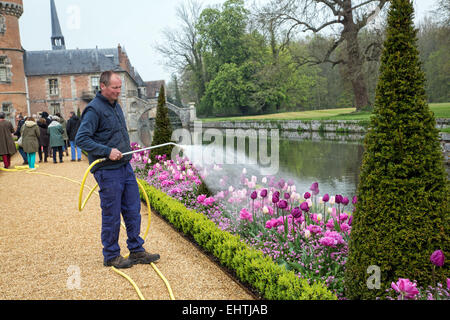 CHATEAU DE MAINTENON, (28) EURE-ET-LOIR, CENTRE, FRANKREICH Stockfoto