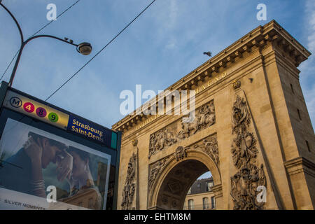 ABBILDUNG DER STADT PARIS, ILE DE FRANCE, FRANKREICH Stockfoto