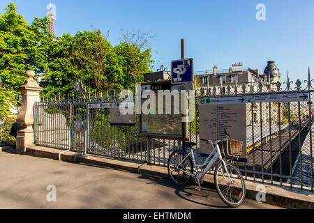 ABBILDUNG DER STADT PARIS (75), ILE-DE-FRANCE, FRANKREICH Stockfoto