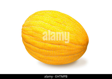 Reife Melone, isoliert auf weiss Stockfoto