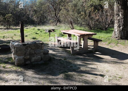 Oak Grove Campingplatz, Kalifornien Stockfoto