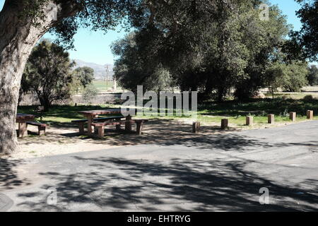 Oak Grove Campingplatz, Kalifornien Stockfoto