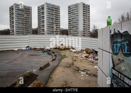 ABBILDUNG DER VORSTÄDTE, SEINE-SAINT-DENIS (93), ILE-DE-FRANCE, FRANKREICH Stockfoto