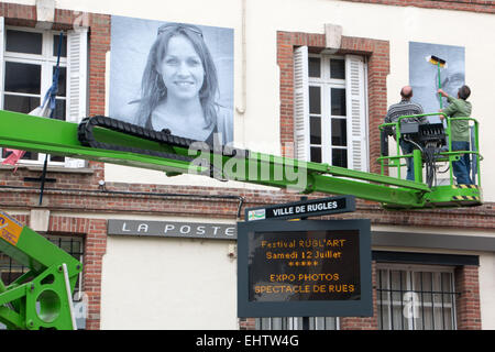 RUGL'ART FESTIVAL, RUGLES, EURE (27), HAUTE-NORMANDIE, FRANKREICH Stockfoto