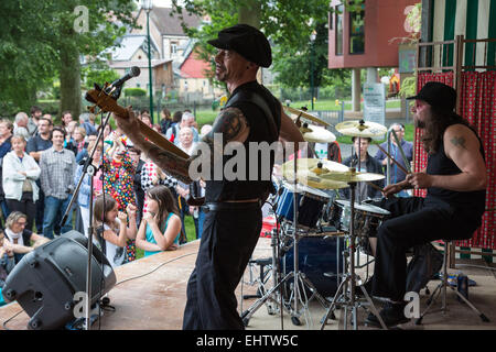 RUGL'ART FESTIVAL, RUGLES, EURE (27), HAUTE-NORMANDIE, FRANKREICH Stockfoto