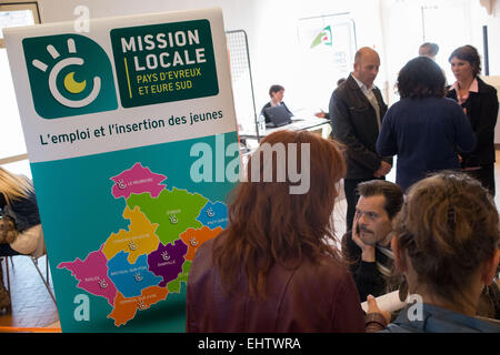 JOBS MESSE, FRANKREICH Stockfoto