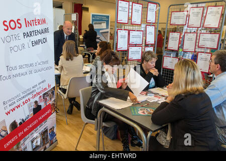 JOBS MESSE, FRANKREICH Stockfoto