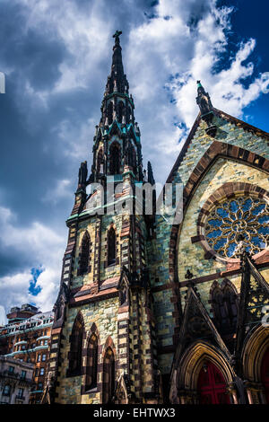 Mount Vernon Place Vereinigte Methodistische Kirche in Baltimore, Maryland. Stockfoto