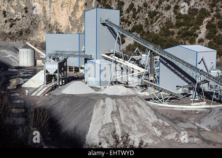 SOCIETE VICAT, LA COURBAISSE, (06) ALPES-MARITIMES, FRANKREICH Stockfoto
